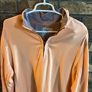 Peach Quarter-Zip Pullover